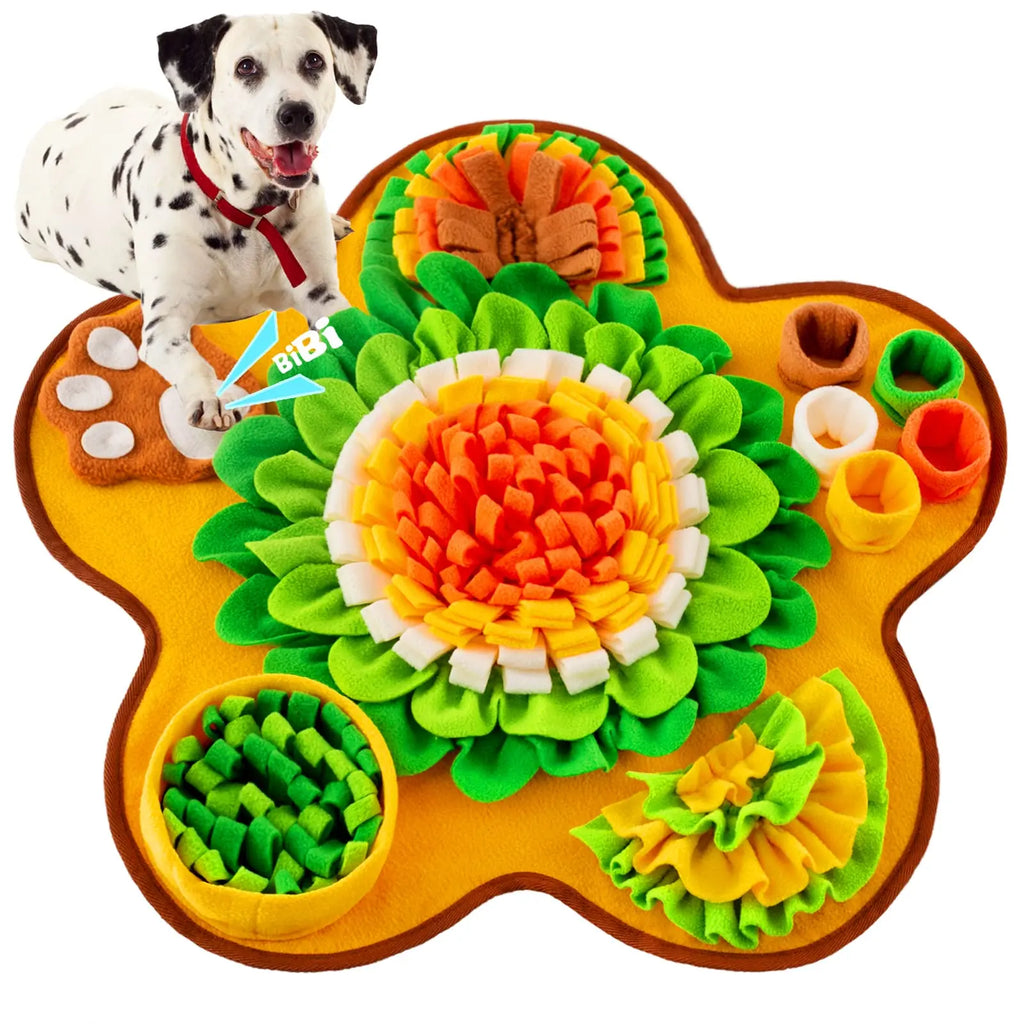 Dog Snuffle Mat Slow Feeder Toy – Interactive Treat Puzzle for Dogs, Reduce Anxiety & Boredom, Mental Stimulation Training Mat for Small Medium Dogs