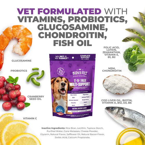 10-In-1 MAX Multivitamin for Dogs - Supports Overall Health