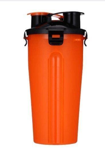 2 in 1 Pet Water Bottle Dispenser Portable Dog Cat Travel Bowl