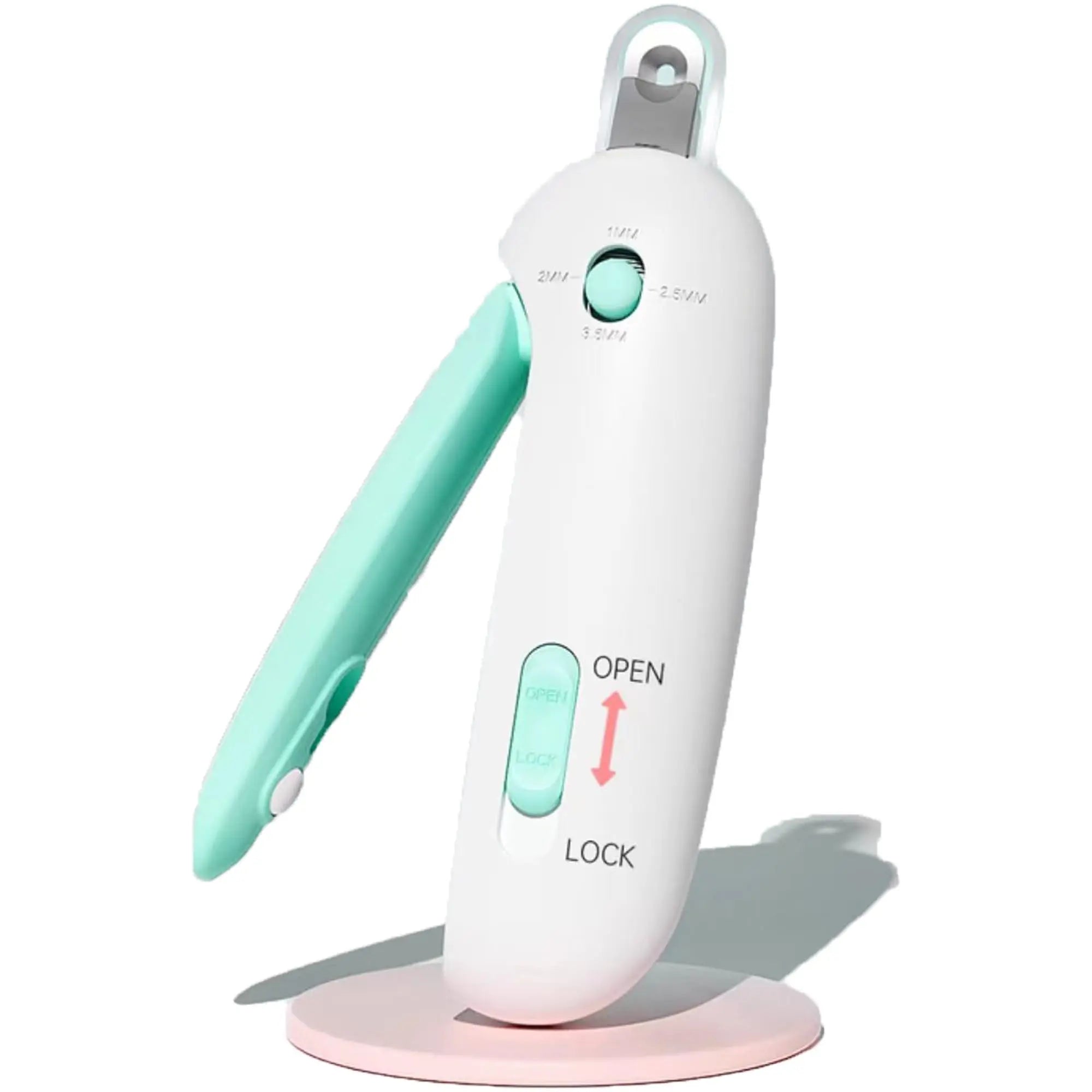 Cat Nail Clipper | Cat Nail Trimmer with Clipping Debris Storage, Adjustable Sizes, Hidden Nail File, round Hole Blade for Injury-Free Grooming Tool for Pets