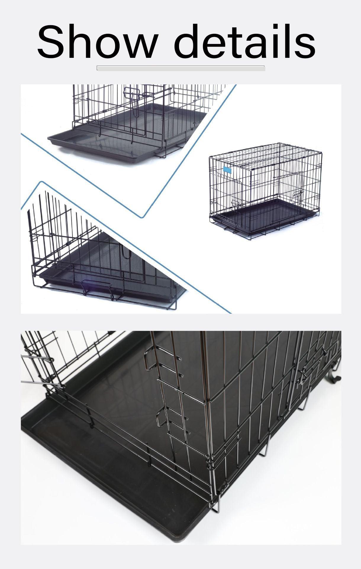 Labrador Luxury Foldable Wire Cage For Large Cats-1