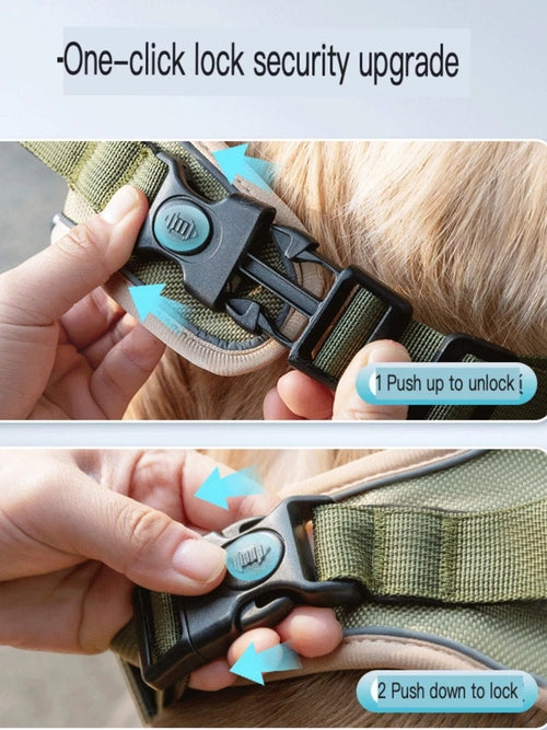 Adjustable Reflective Pet Harness – Safe & Comfortable Dog Harness