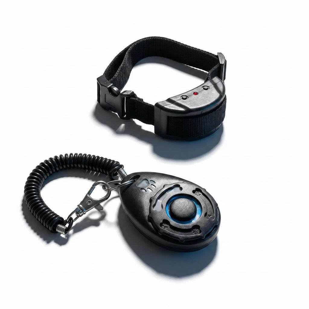 2 in 1 Dog Bark Collar Training Set, Gentle Remote Control No Barking Solution for Home Neighborhood Walks Public Park Pet Management