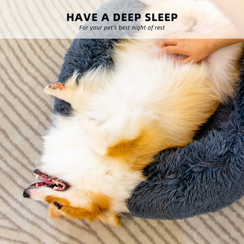 Pet Beds for Cats, Dog Bed Washable-Fluffy Dog Bed